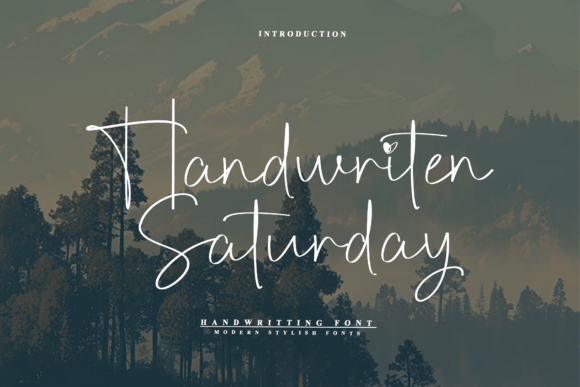 Download Handwriten Saturday - Premium Resources
