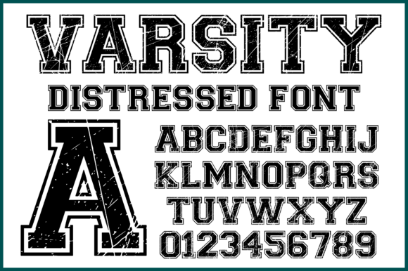 Download Varsity Distressed - Premium Resources