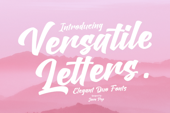 Download Versatile Letters Duo Script - Script Collection
