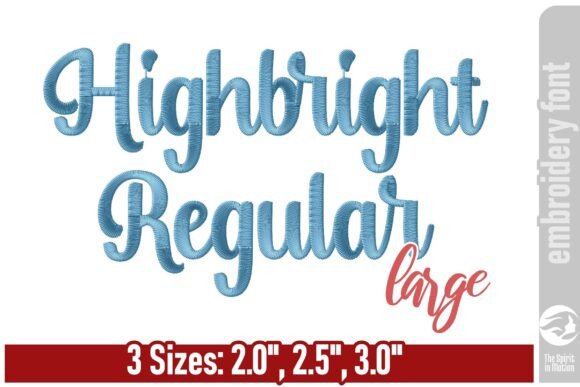 Download Highbright Script Embroidery Font - L - Script Collection